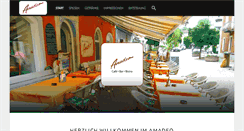 Desktop Screenshot of cafeamadeo.com